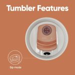 Tumbler - Grey/White (Iced Tea) - 24oz