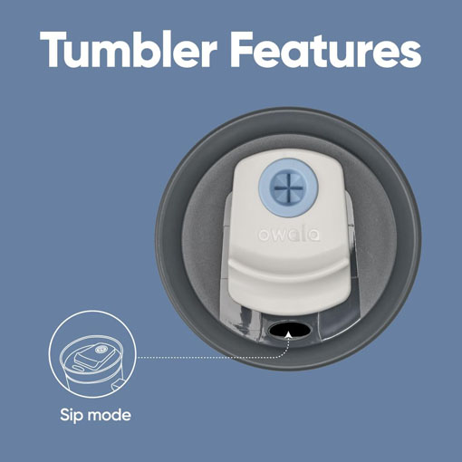 Tumbler - Grey/Blue(The Great Blue) - 24oz